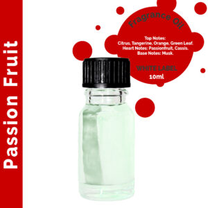 10 ml Passion Fruit Fragrance Oil - UNLABELLED - 1 Piece (ULFO-46)