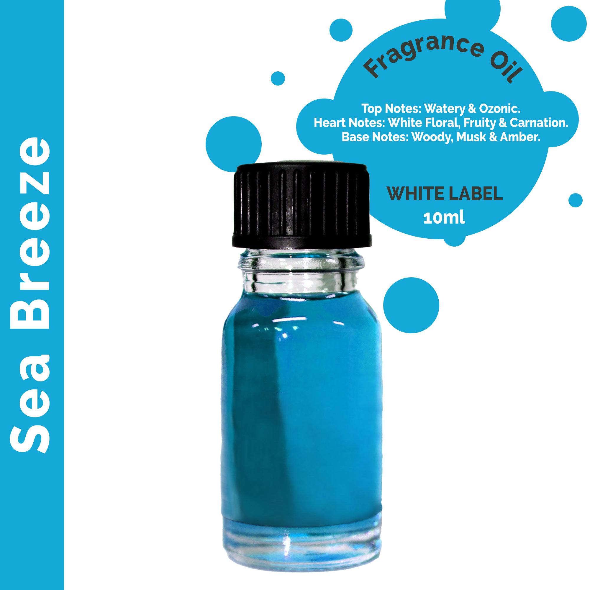 10ml Sea Breeze Fragrance Oil - UNLABELLED - 1 Piece (ULFO-54)