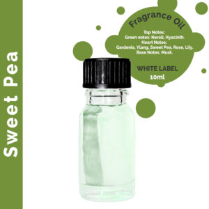 10 ml Sweet Pea Fragrance Oil - UNLABELLED - 1 Piece (ULFO-60)