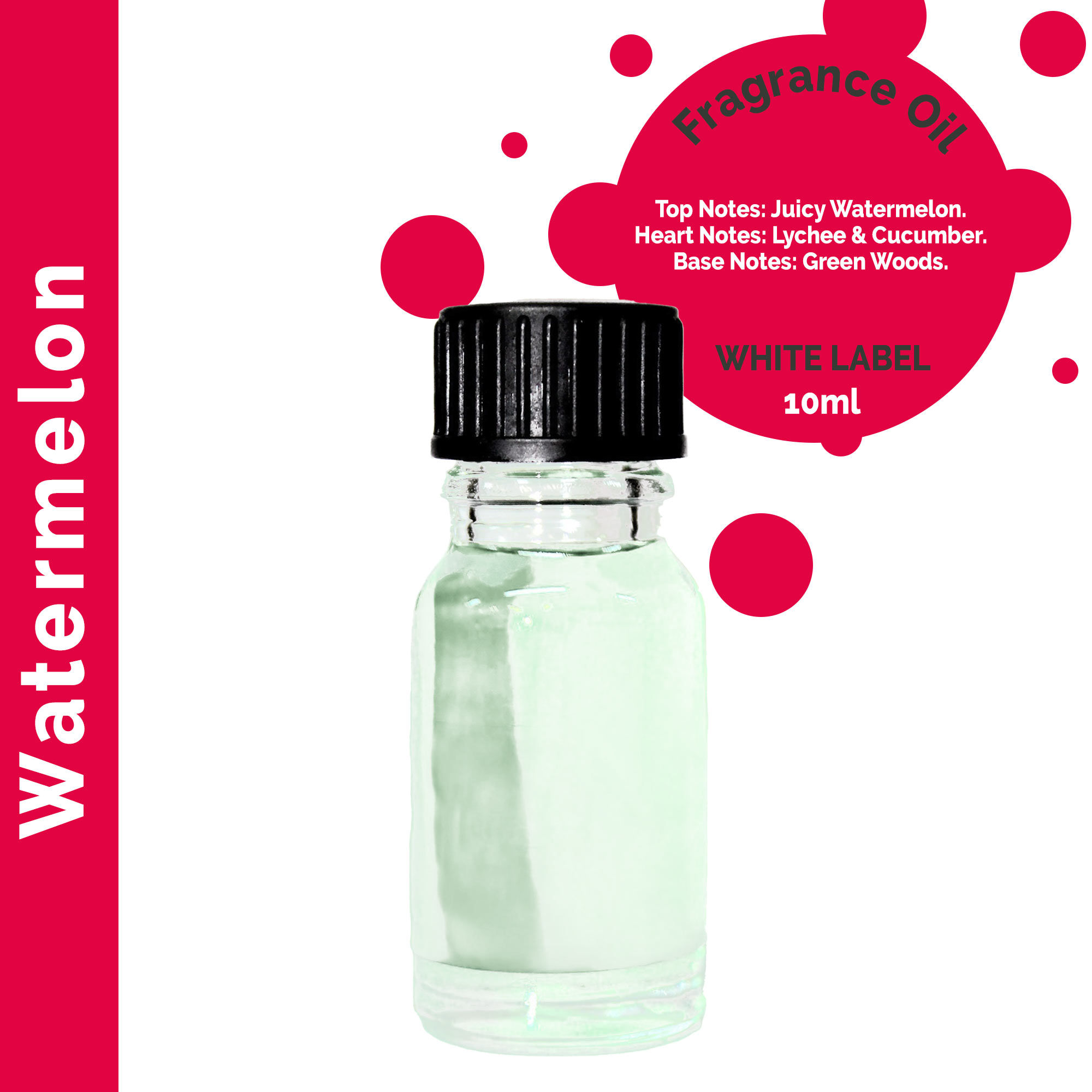10ml Watermelon Fragrance Oil 10ml - UNLABELLED - 1 Piece (ULFO-87)