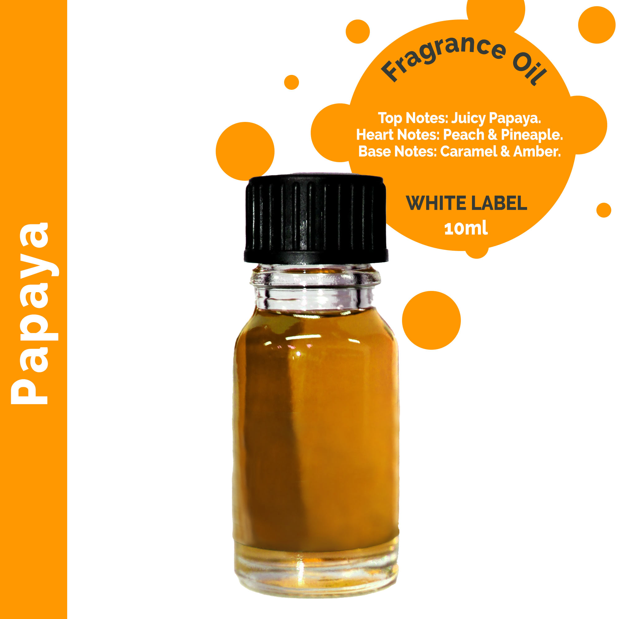10ml Papaya Fragrance Oil 10ml - UNLABELLED - 1 Piece (ULFO-91)