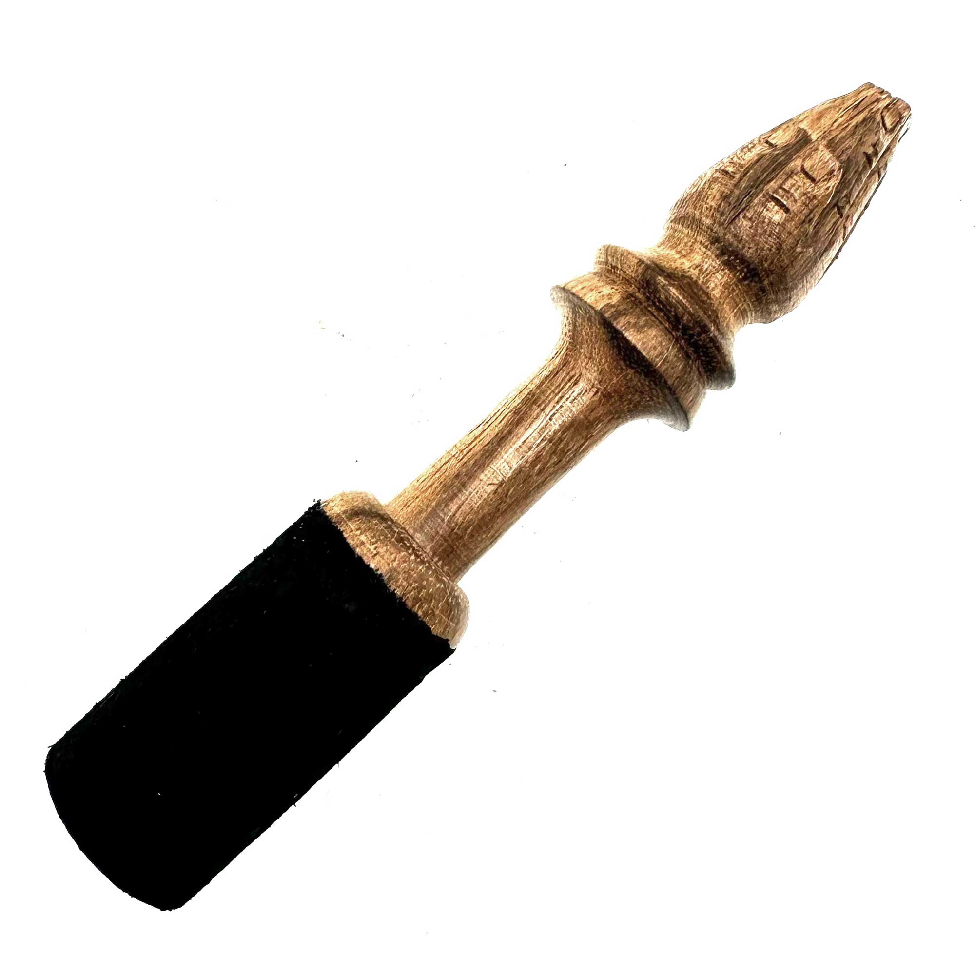 Wooden Stick - 14cm  - Namaste Carving - 1 Piece (TibA-13)