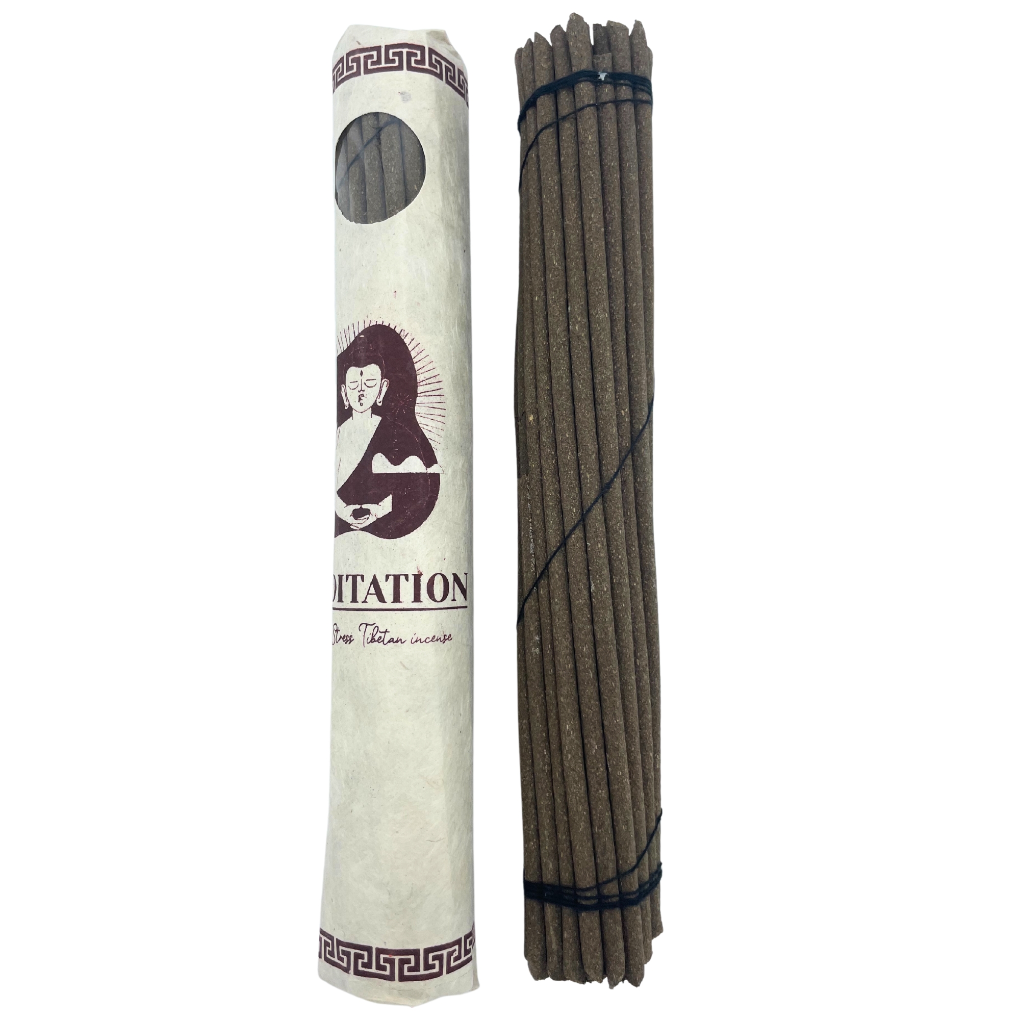 Rolled Pack of 30 Premium Tibetan Incense - Meditation - 1 Piece (TSI-02)
