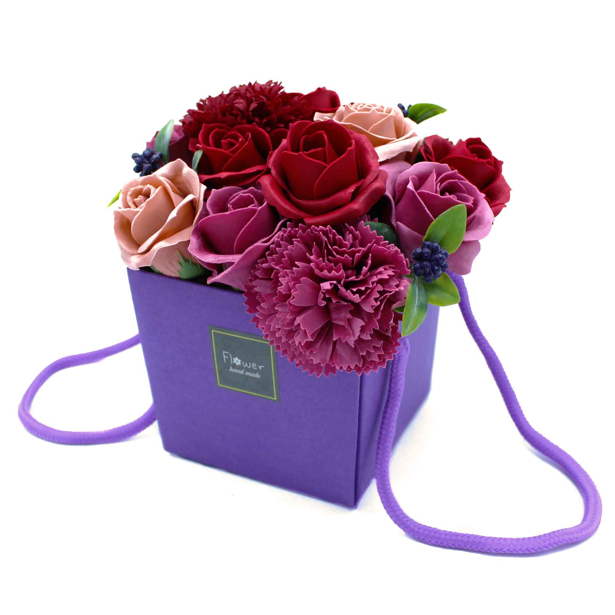 Soap Flower Bouqet - Purple Flower Garden - 1 Piece (LSF-06)