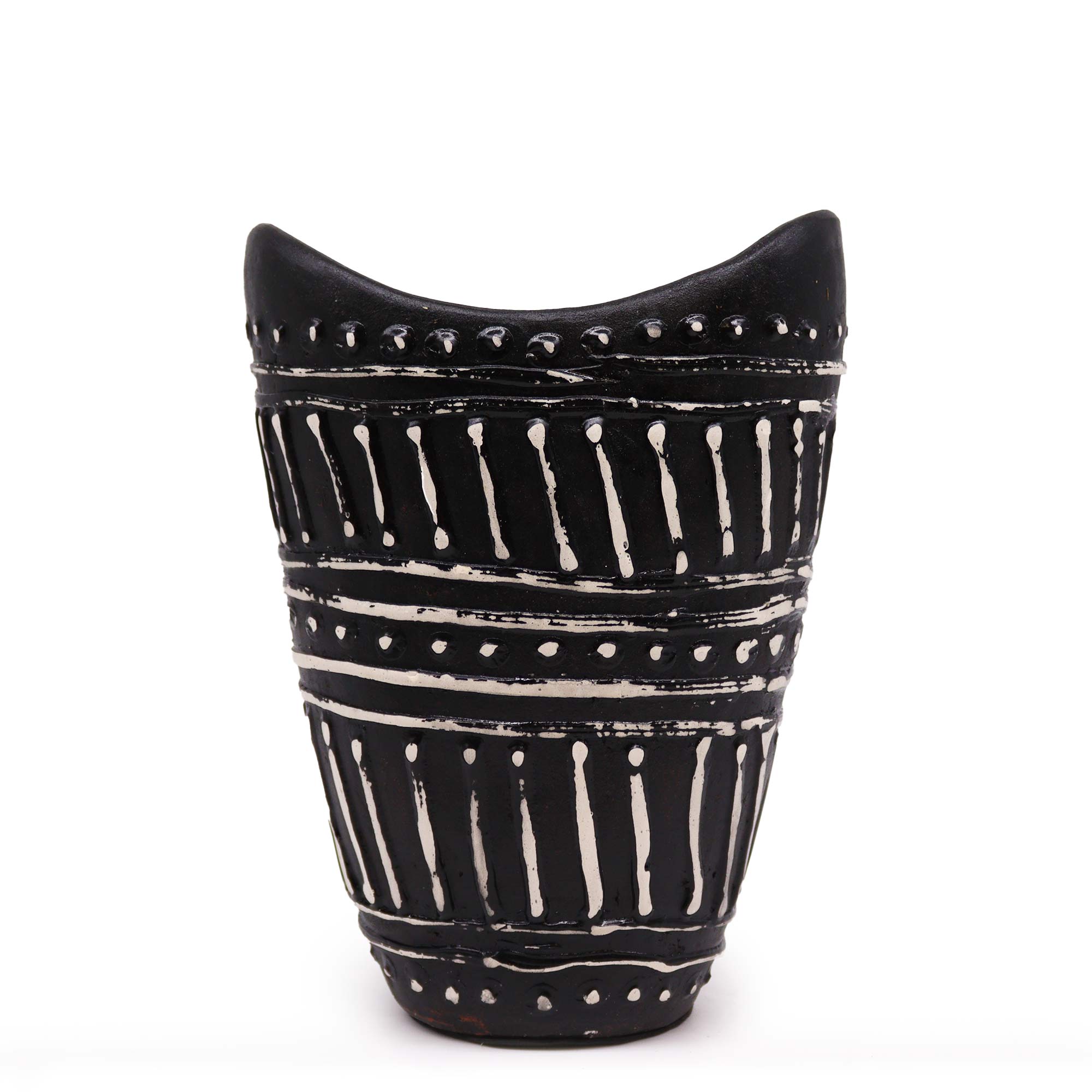Swirls Shaped Vase - Chocolate - 1 Piece (BCV-07)