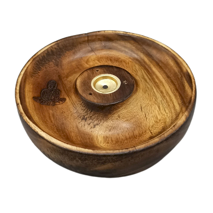 Incense Stick & Cone Burner Disc - Buddha - 1 Piece (ISH-234M)