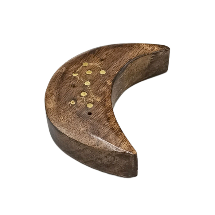 Engraved and Brass Zodiac Sign Incense Burners - Moon - 12 Piece (ISH-235M)