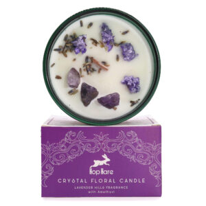 Hop Hare Crystal Magic Flower Candle - The Moon - 1 Piece (HHC-03)