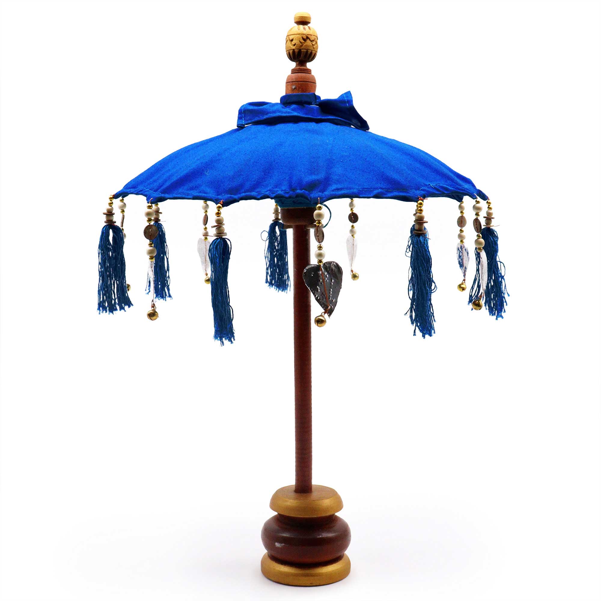 Bali Home Decor Parasol - Cotton - Blue- 40cm - 1 Piece (BPAR-10)