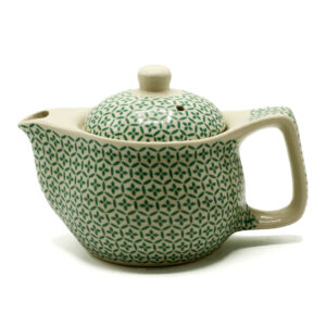Small Herbal Teapot - Green Mosaic - 1 Piece (TeaP-11)