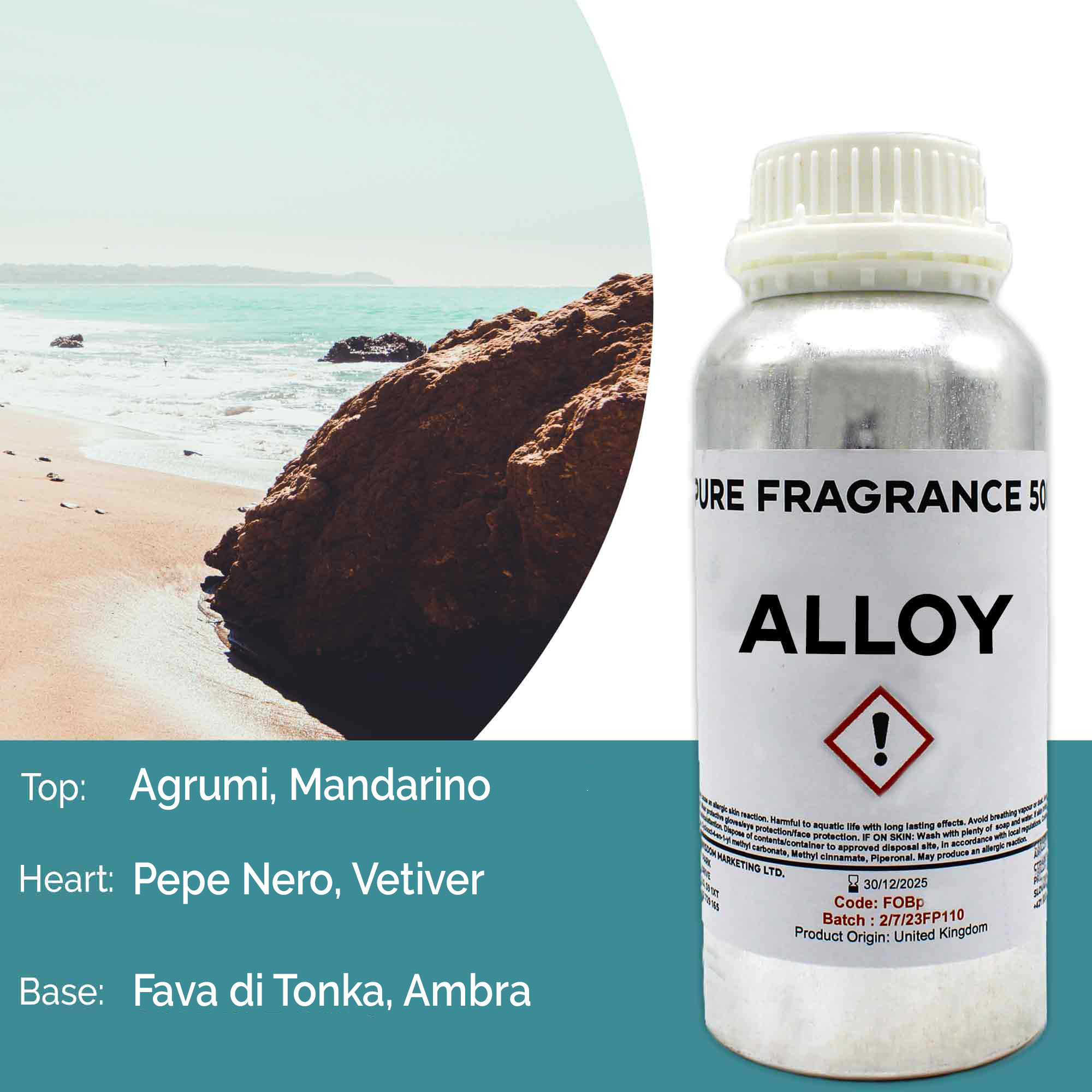 Alloy Pure Fragrance Oil - 500ml - 1 Piece (FOBP-207)