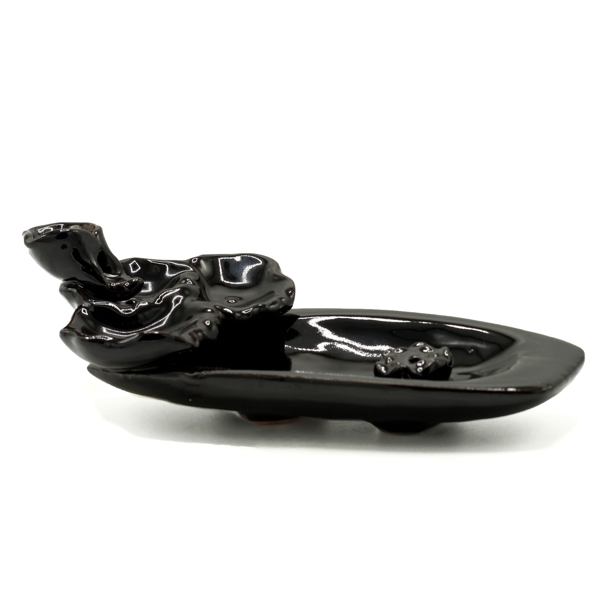 Backflow Incense Burner - Lotus Pond & Incense Stick Holder - 1 Piece (BackF-72)