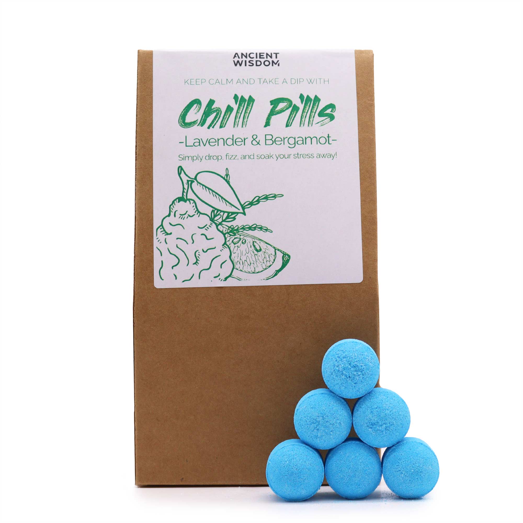 Chill Pills Gift Pack 350g - Lavender & Bergamot - 1 Piece (ChillP-10)