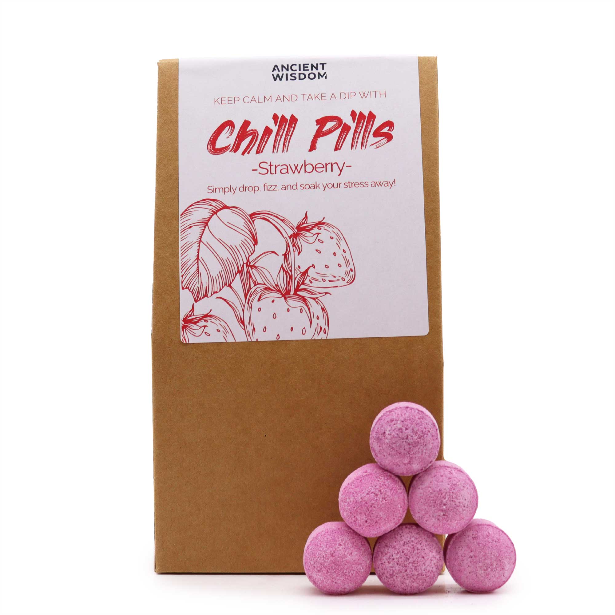Chill Pills Gift Pack 350g - Strawberry - 1 Piece (ChillP-14)