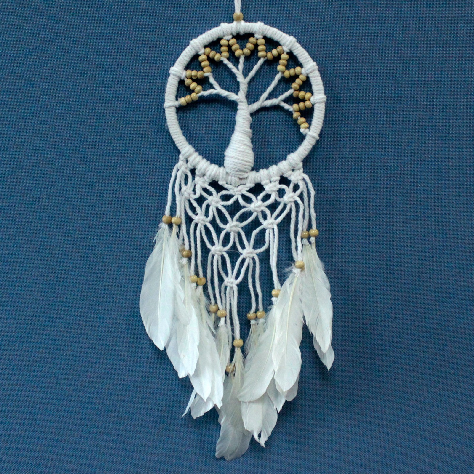 Tree of Life Dreamcatcher - Pure & Natural 16cm - 1 Piece (TOLD-04)