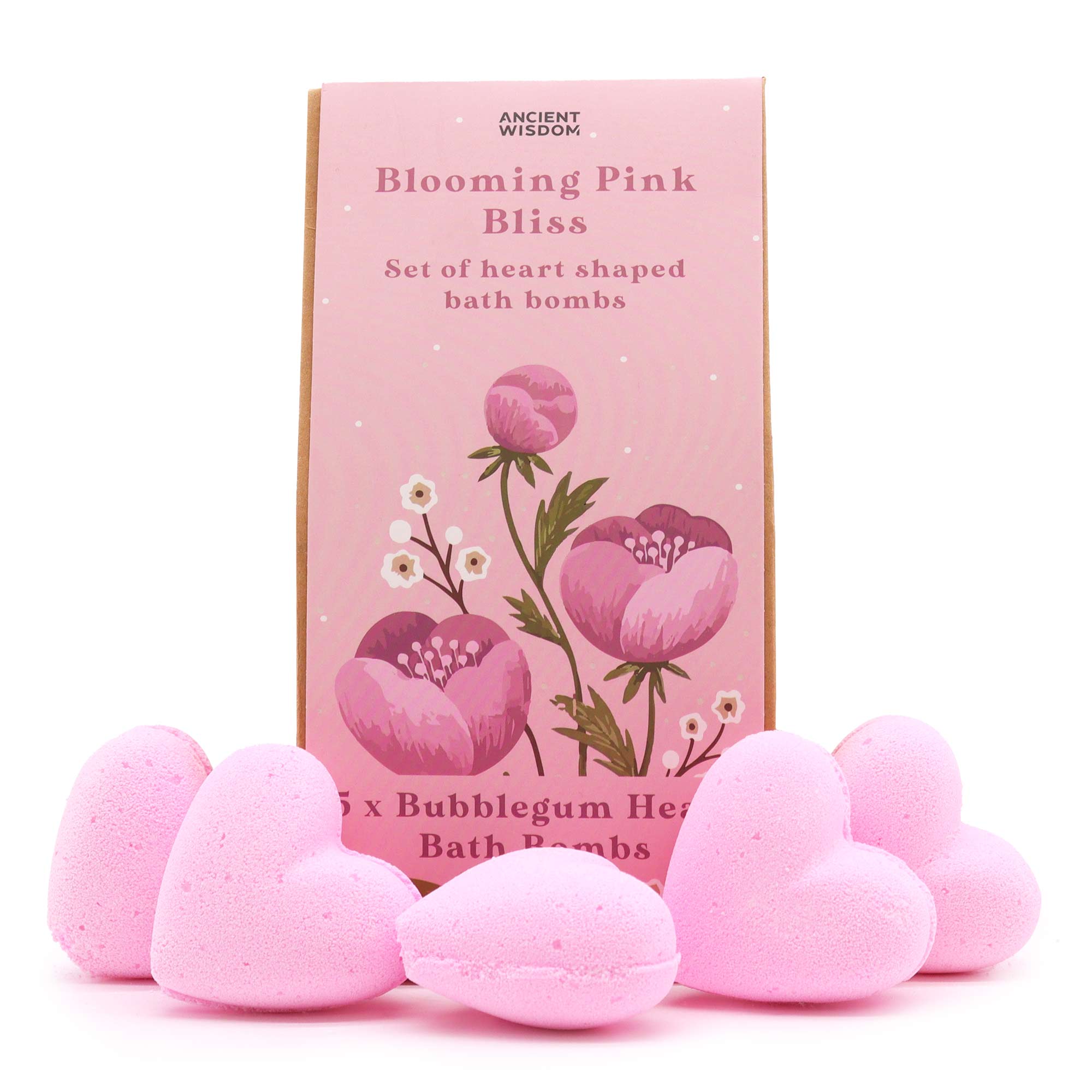 Blooming Pink Bliss Bath Heart Gift Set - 1 Piece (HBBS-02)
