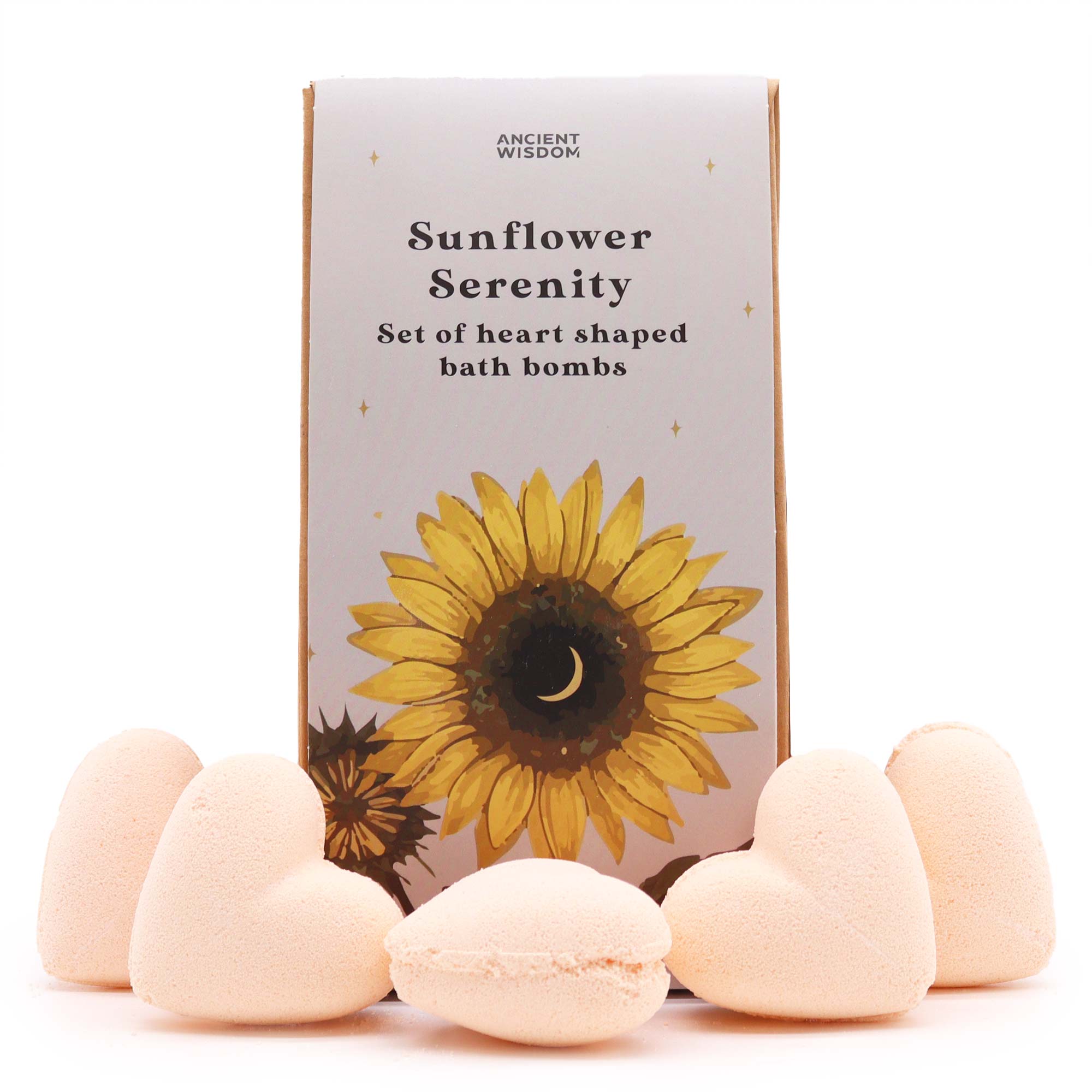 Sunflower Serenity Bath Heart Gift Set - 1 Piece (HBBS-04)