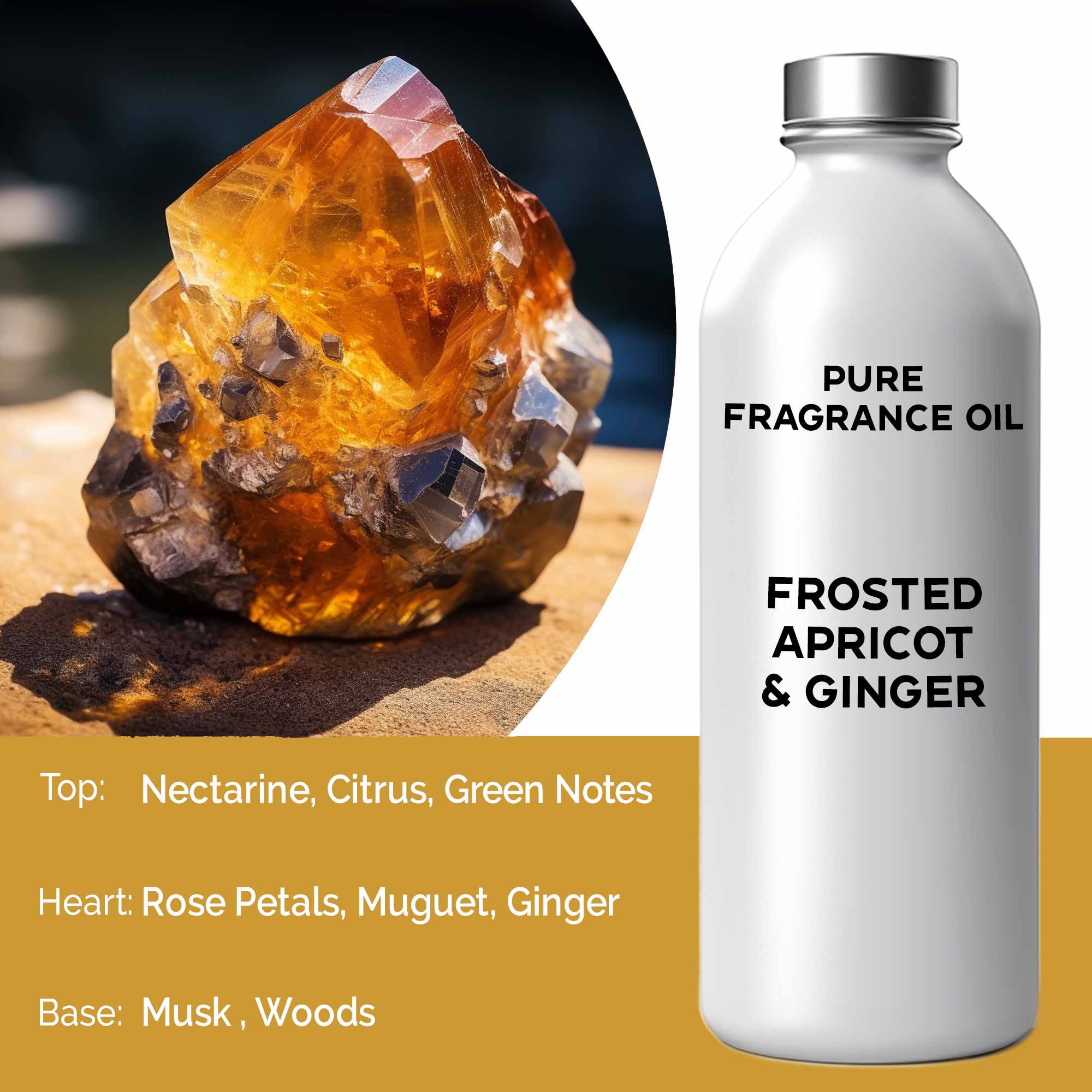 500ml (Pure) FO - Frosted Apricot & Ginger - 1 Piece (FOBP-237)