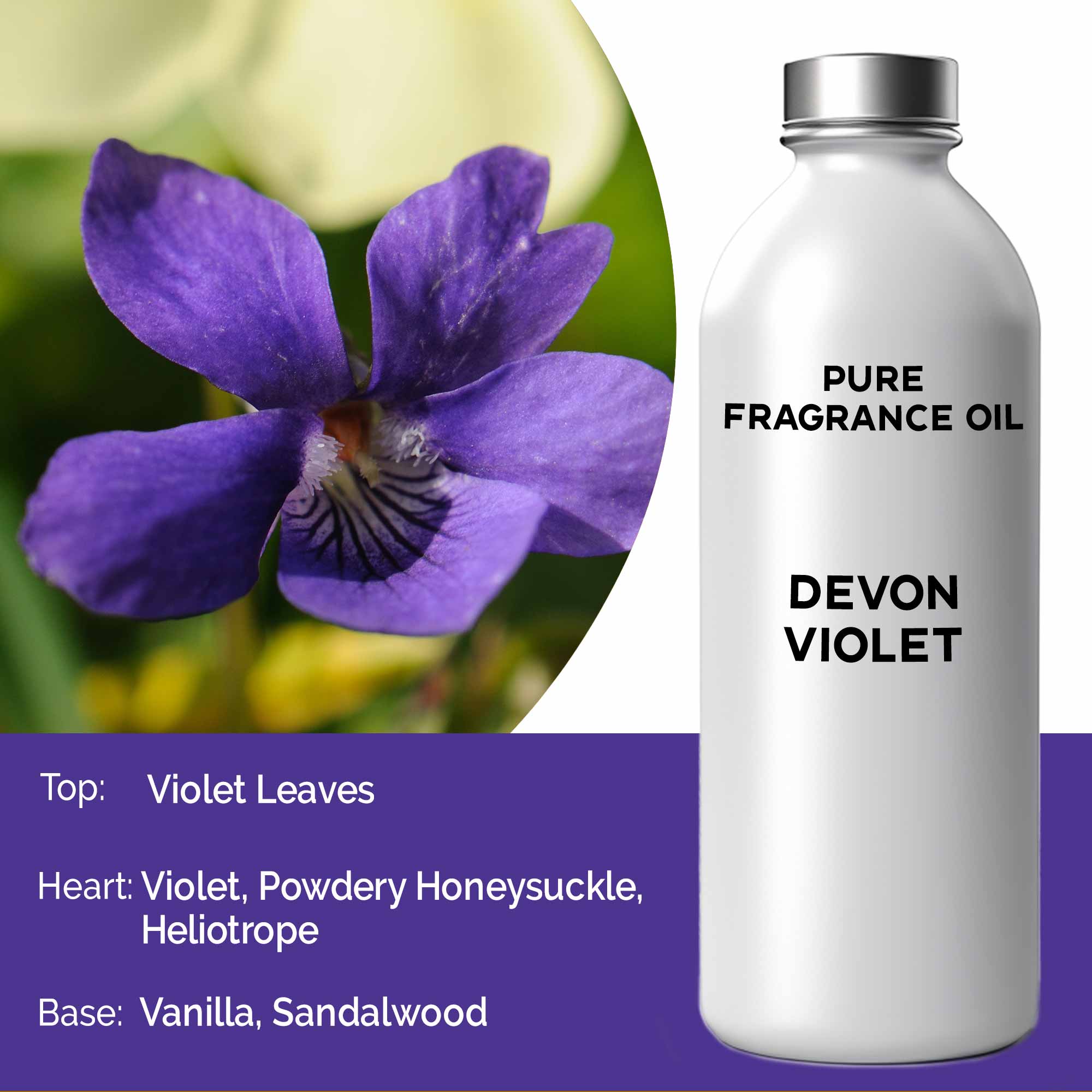 500ml (Pure) FO - Devon Violet - 1 Piece (FOBp-30)
