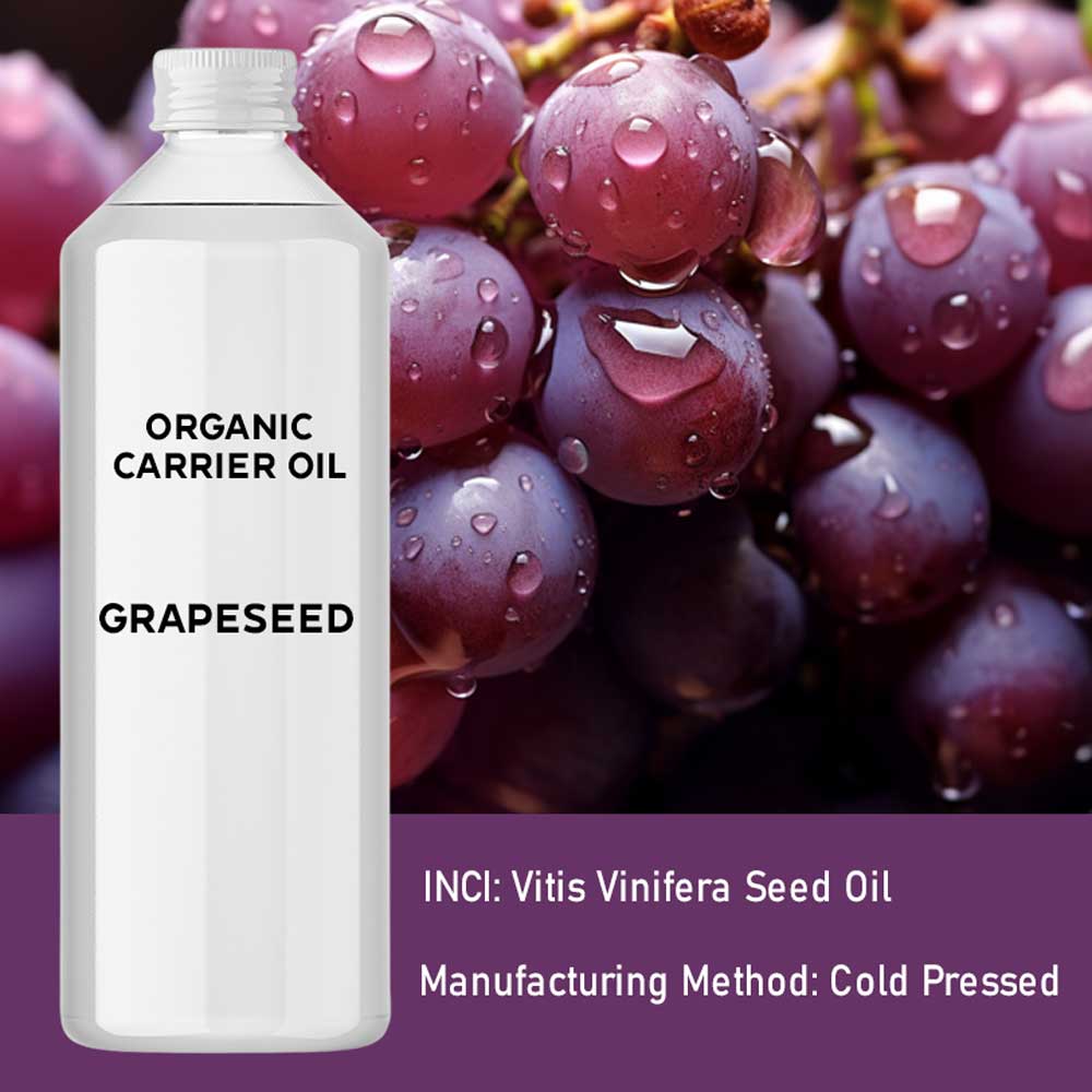 Organic Grapeseed Oil 1 Litre - 1 Piece (OrgBOz-02)
