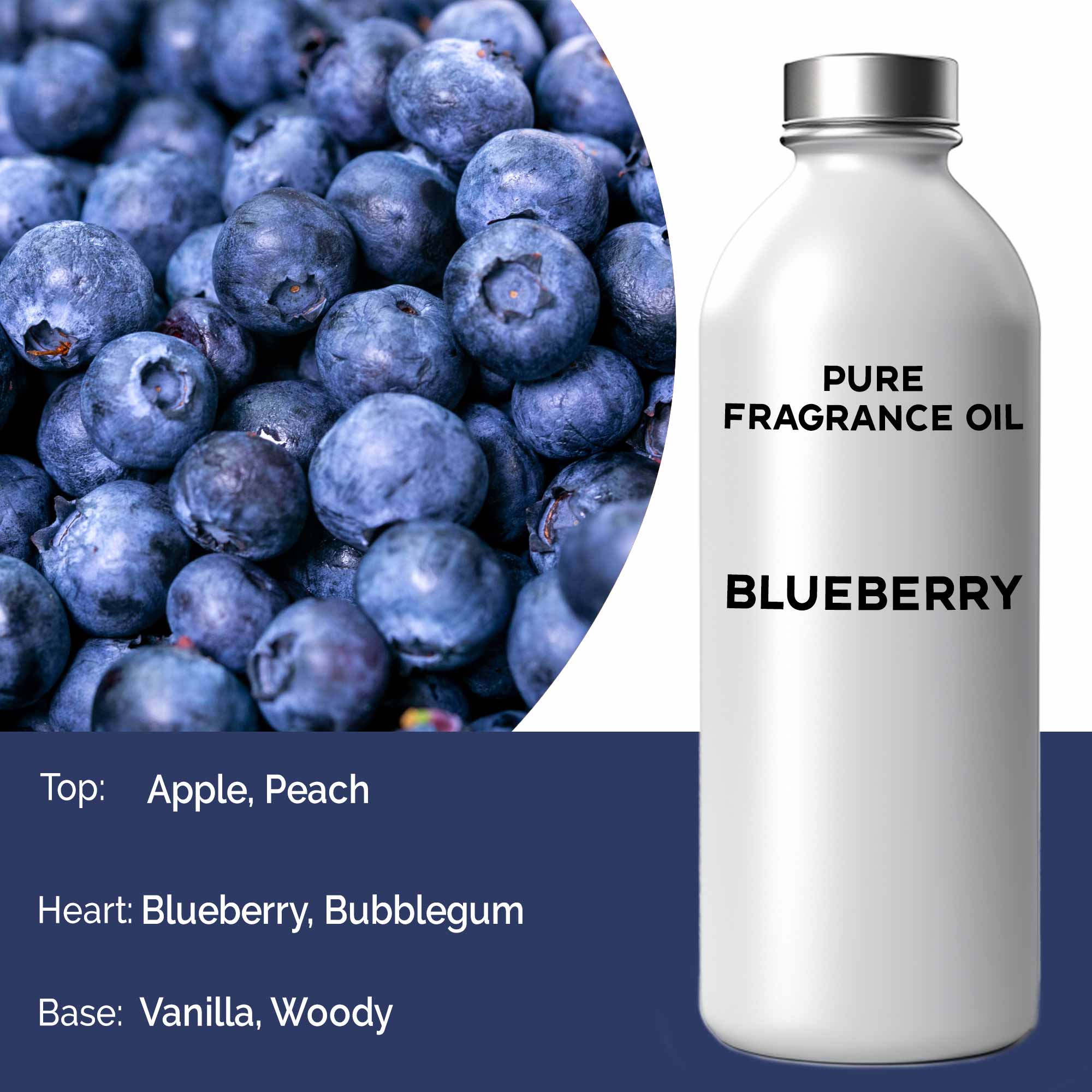 Blueberry Pure Fragrance Oil - 500ml - 1 Piece (FOBP-136)