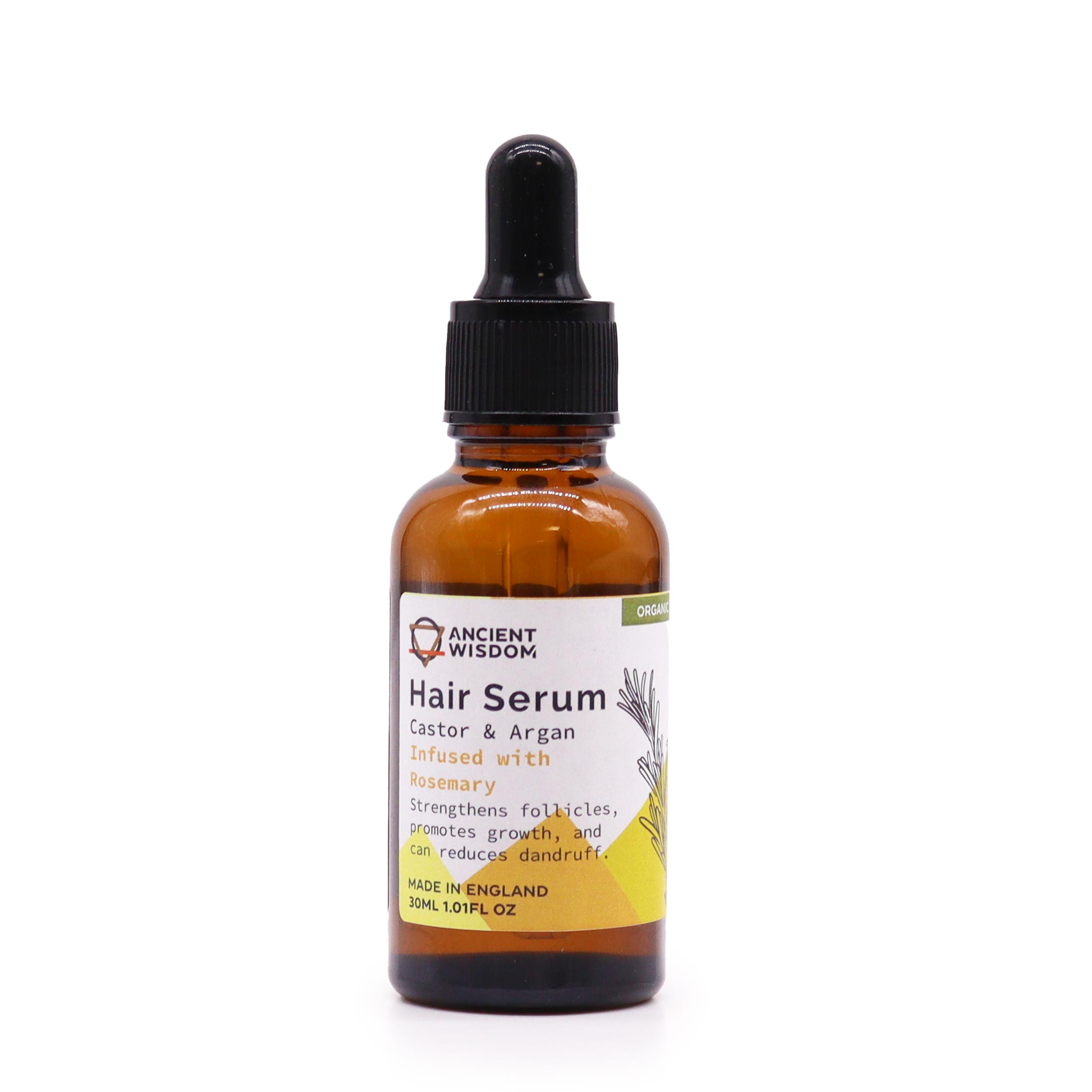 Organic Hair Serum 30ml - Rosemary - 1 Piece (OHS-03)