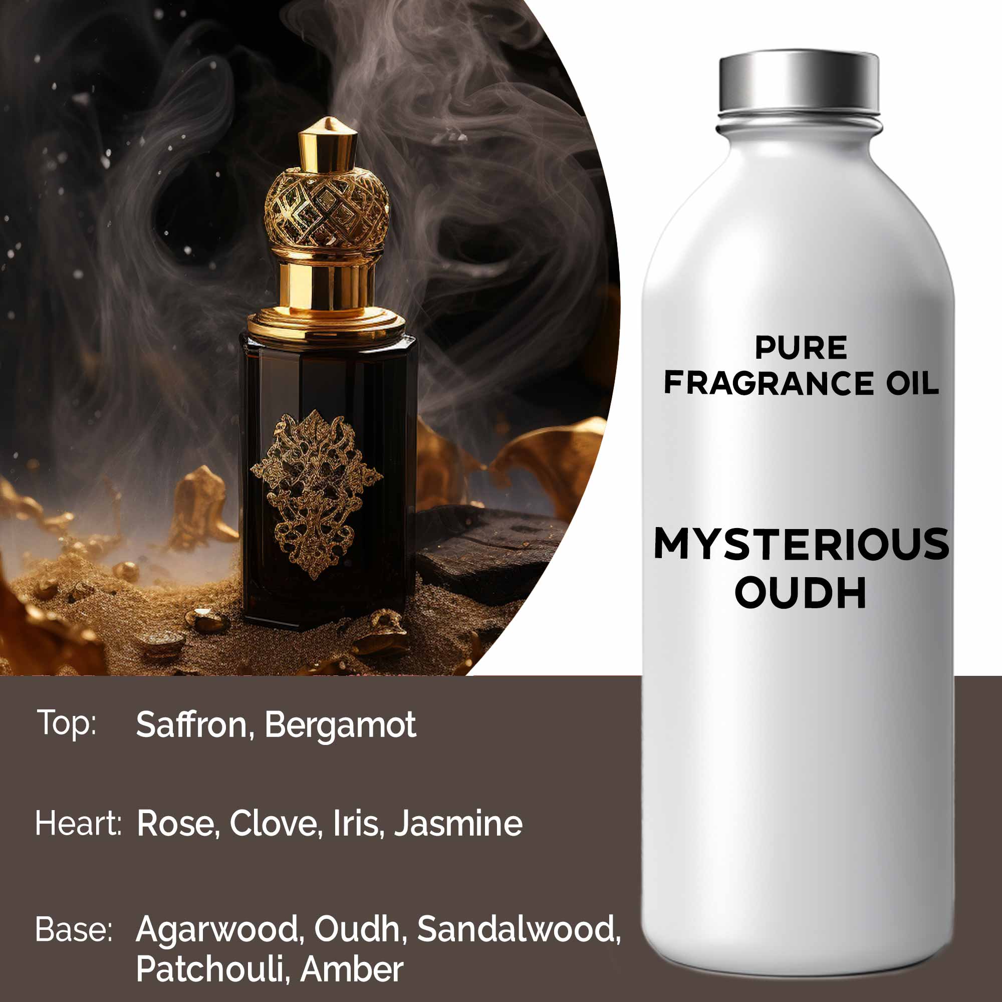 500g Pure Fragrance - Mysterious Oudh - 1 Piece (FOBP-243)