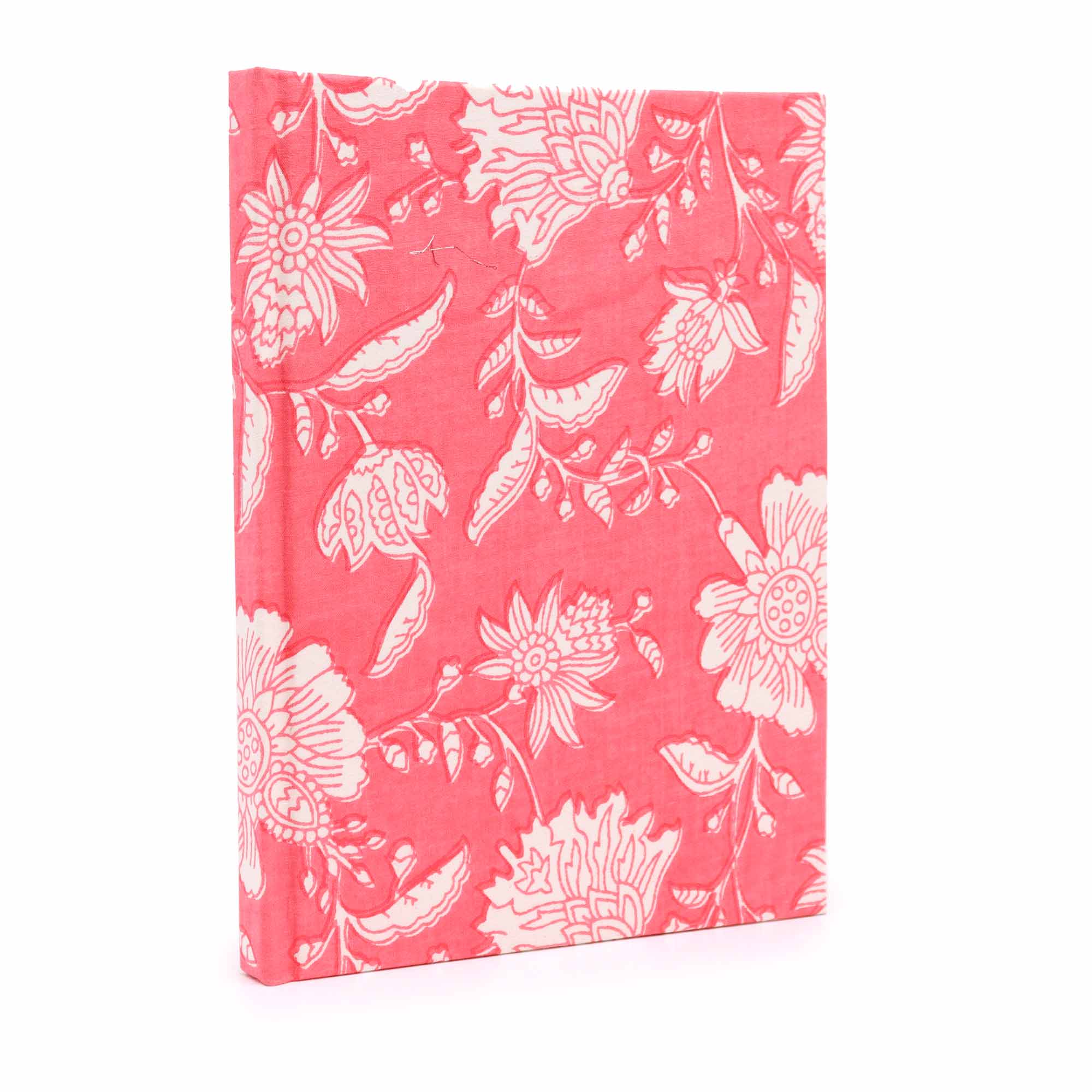 Cotton Bound Notebooks 20x15cm - 96 pages - Pink Floral - 1 Piece (CBN-07)