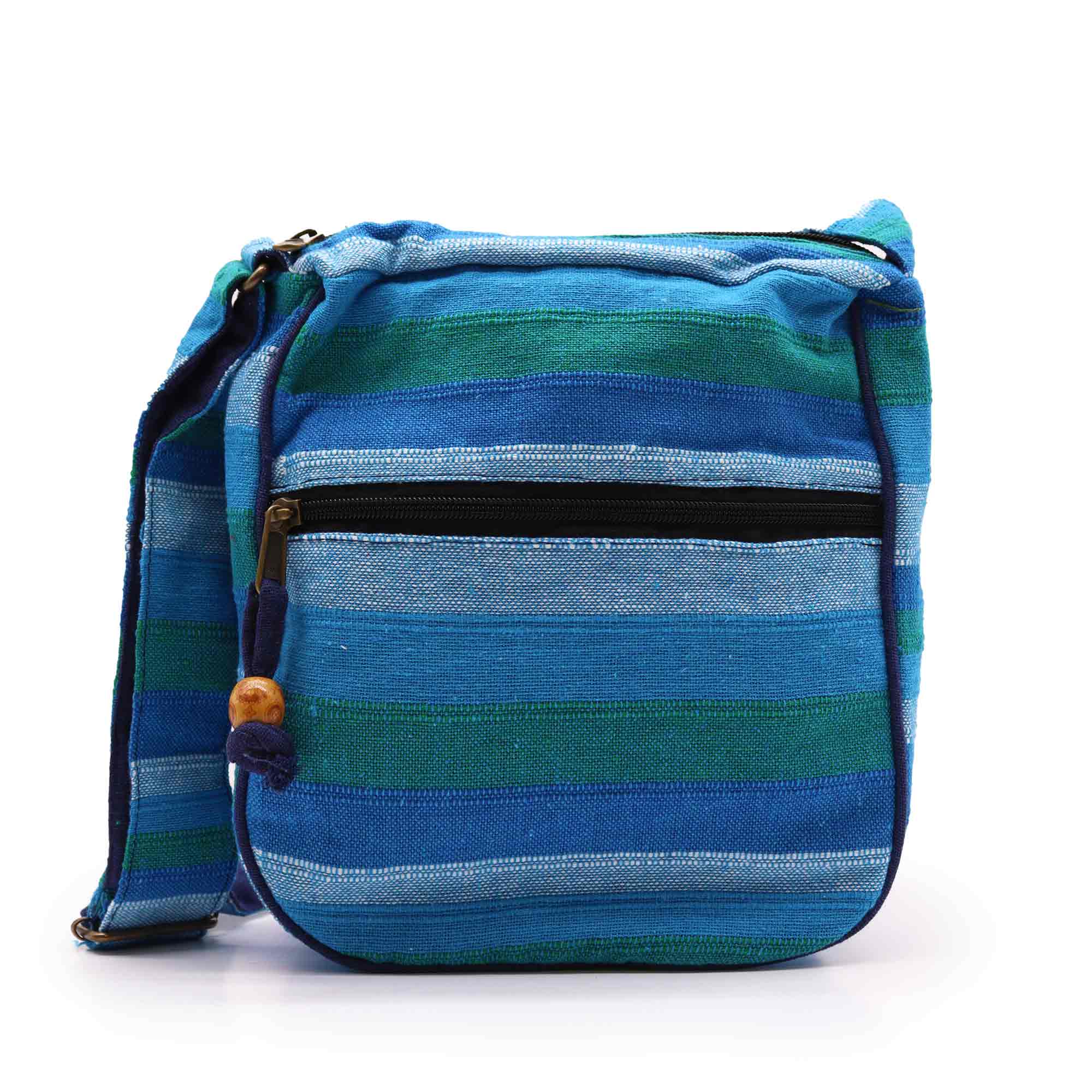 Lrg Nepal Sling Bag  (Adjustable Strap) - Blue Rivers - 1 Piece (NSBag-12)