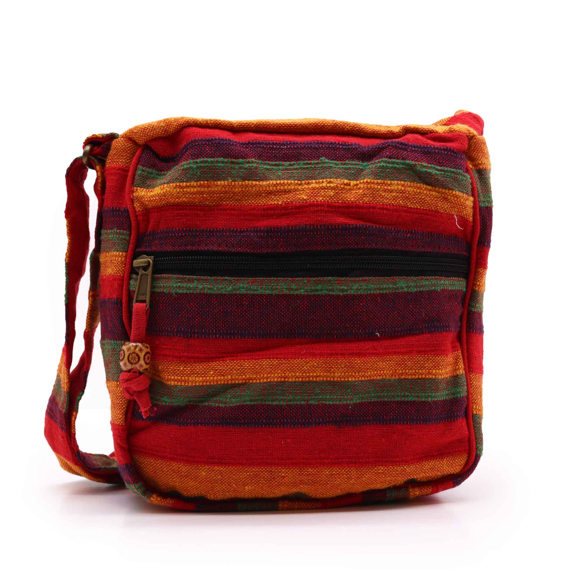 Lrg Nepal Sling Bag  (Adjustable Strap)  - Sunset Reds - 1 Piece (NSBag-15)