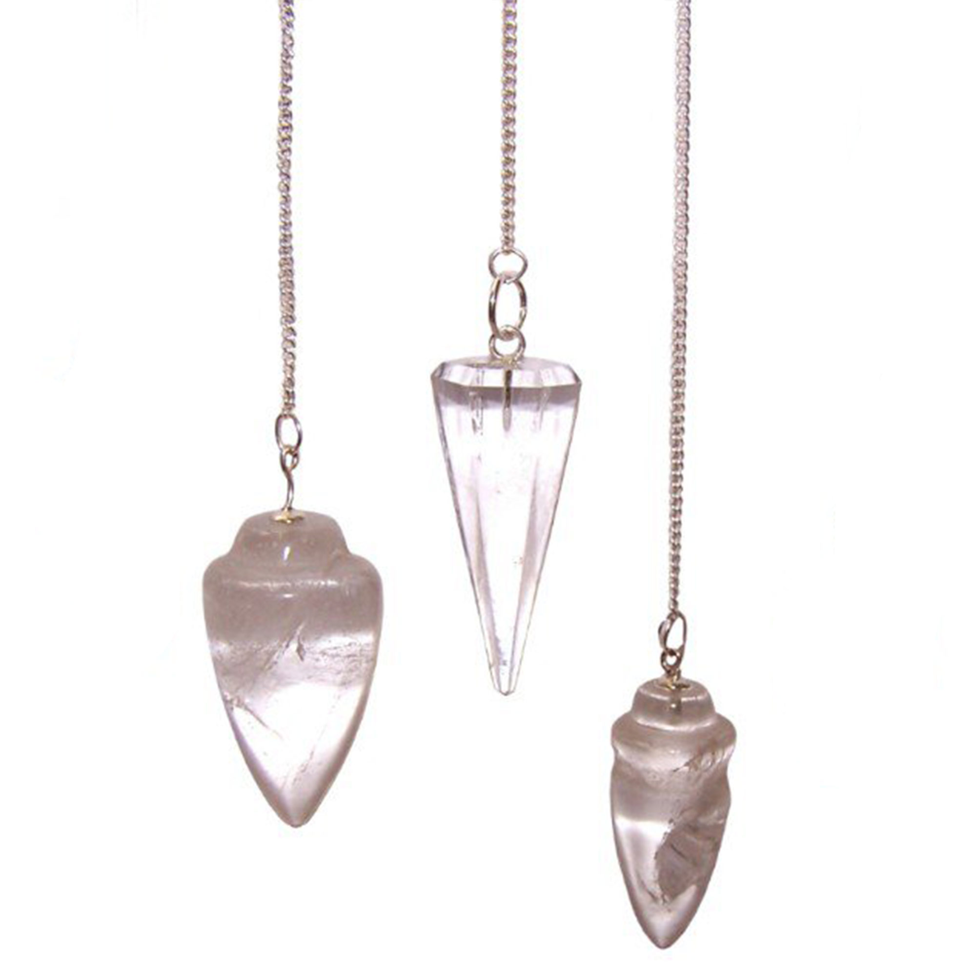 Magic Pendulum - Rock Quartz - 1 Piece (GemMP-04)