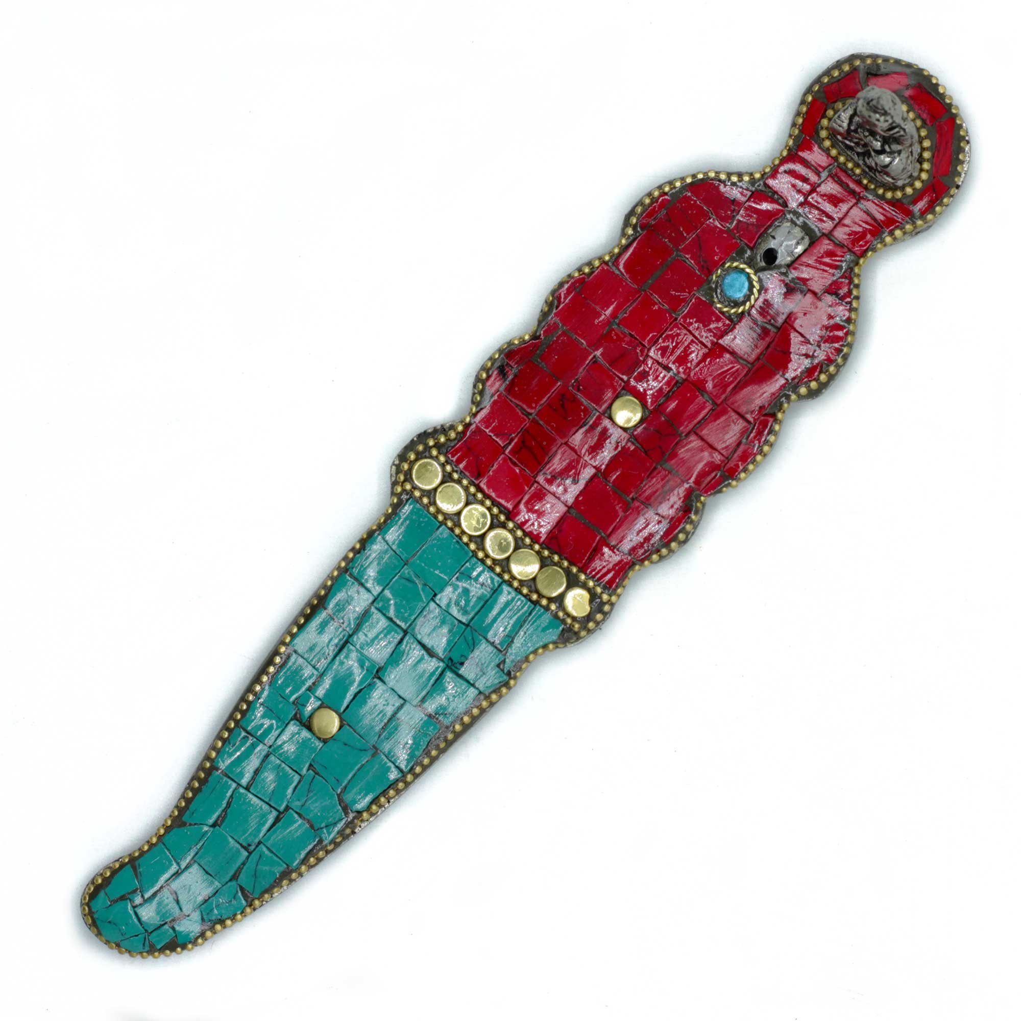 Buddha Long Dagger Tibetan Incense Holder - 1 Piece (TDIH-02)