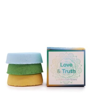 Chakra Bath Fizz - Small box - Love & Truth - 1 Piece (CBF-04)