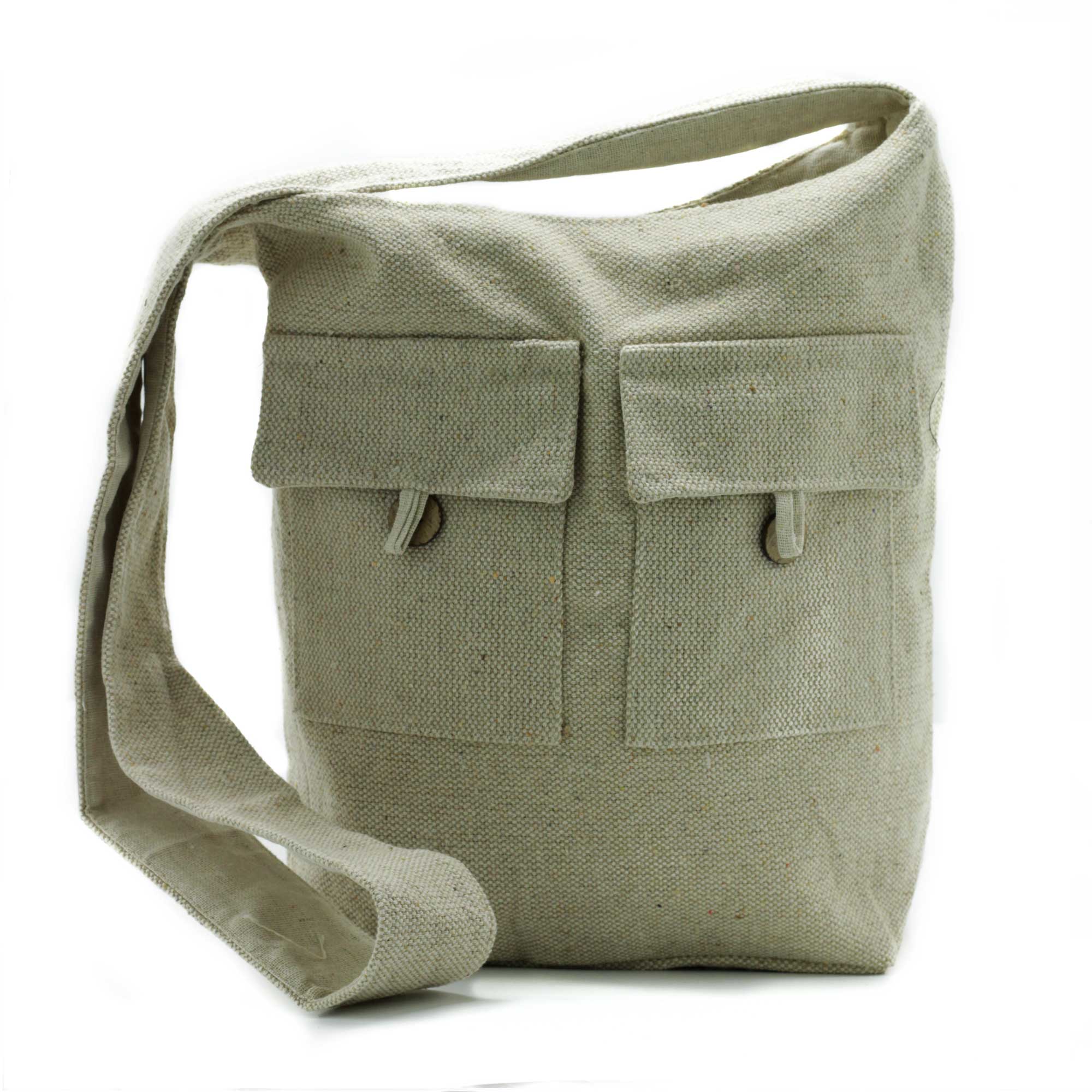 Natural Tones Two Pocket Bags - Natural - Large - 1 Piece (NTTP-05)