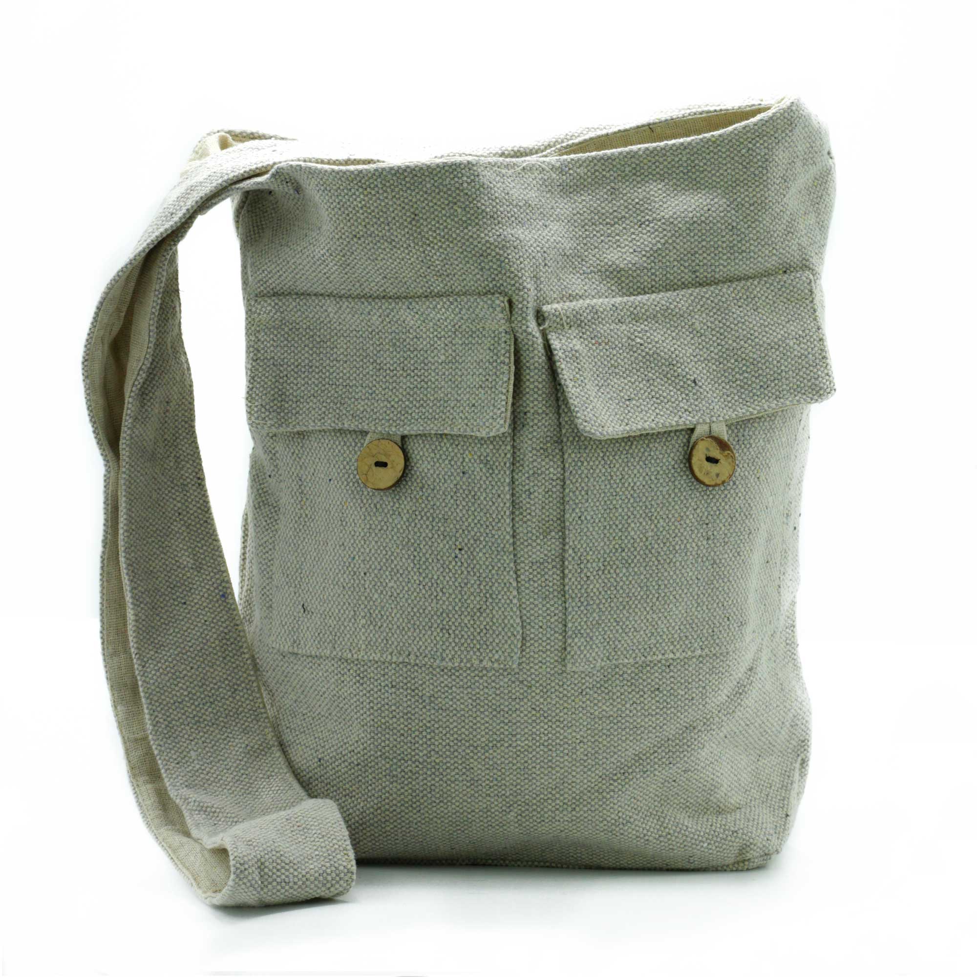 Natural Tones Two Pocket Bags - Stone - Large - 1 Piece (NTTP-06)