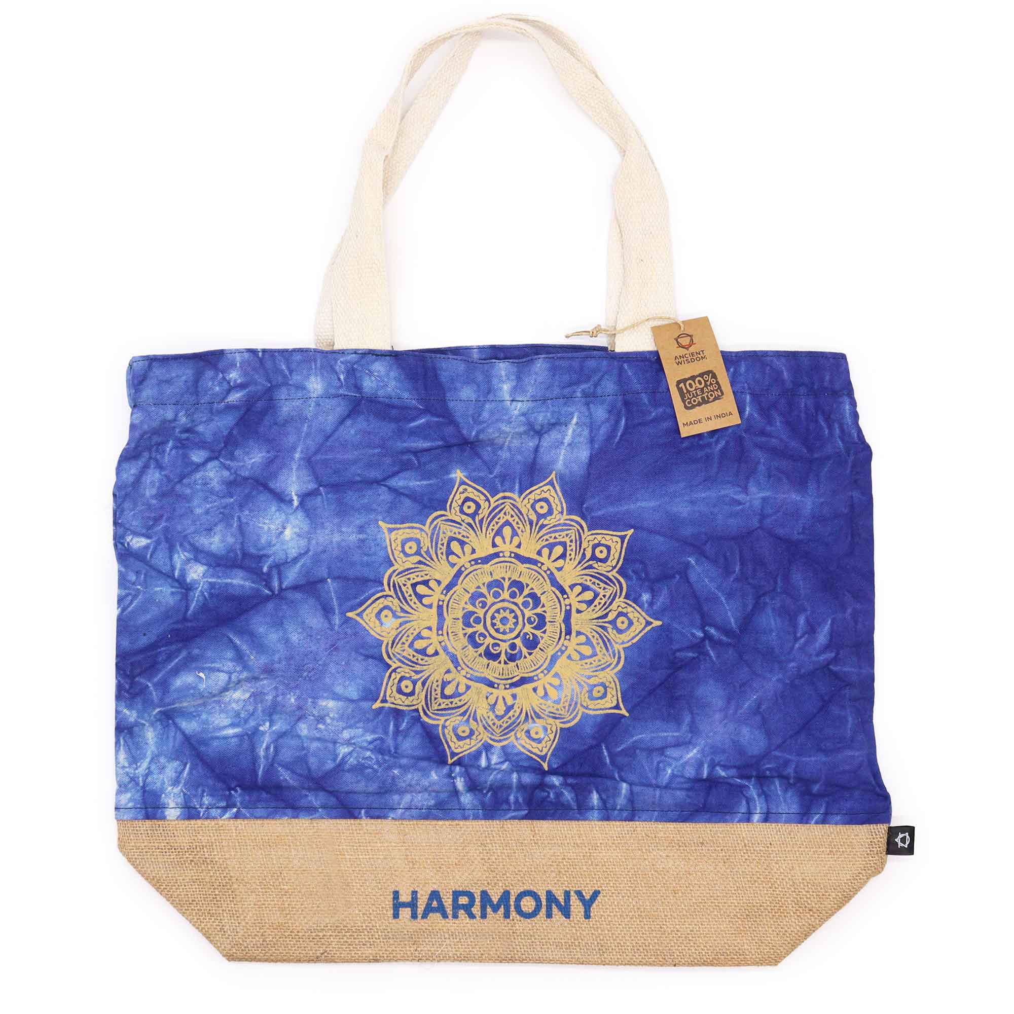 All Natural Bag - Blue Stonewash - Mandala - Harmony - 1 Piece (ANB-04)