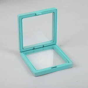 Lrg 3D Floating Frame Display 11x11cm - Teal - 1 Piece (FFD-14)