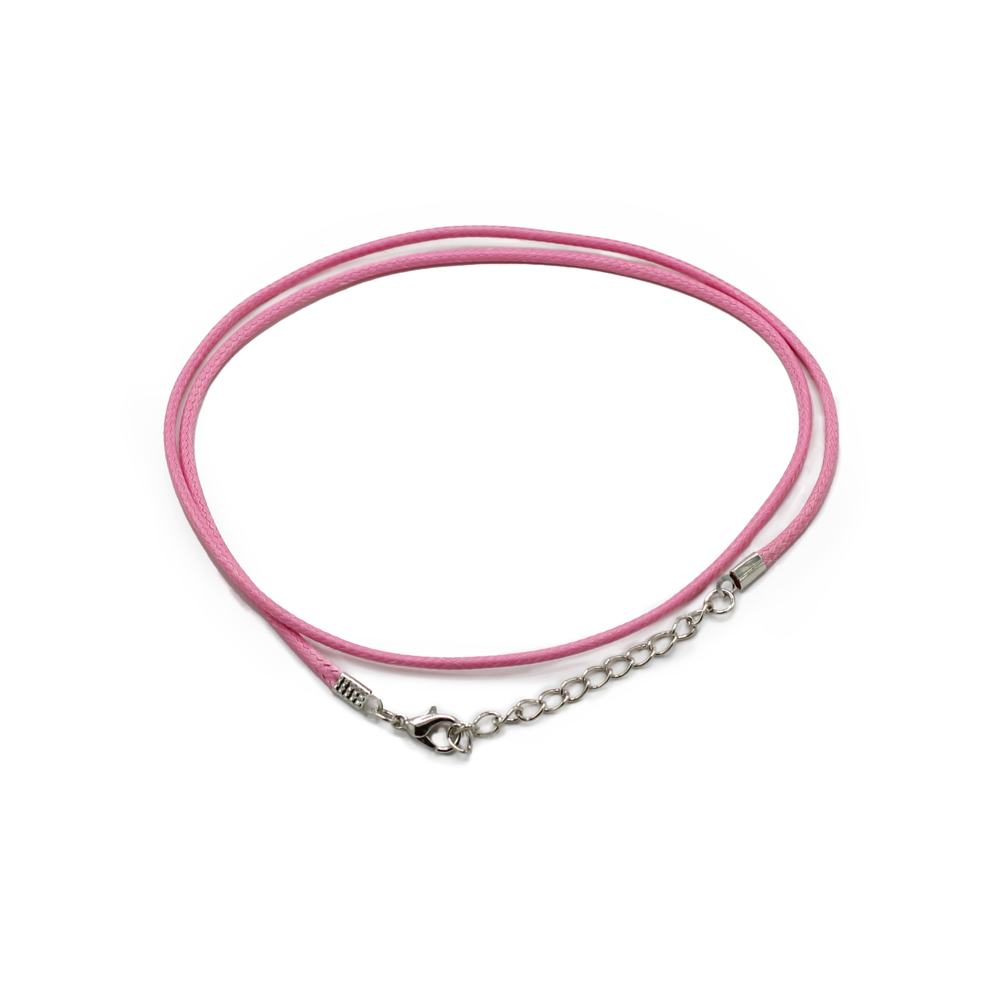 Packs Waxed Pendant Cords -  2mm x 55cm - Assorted - Pink 102 - 1 Piece (PCord-34)