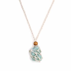 Crystal Gemstone Necklace Cord 45cm/18inch - Natural - 1 Piece (CGNC-02)