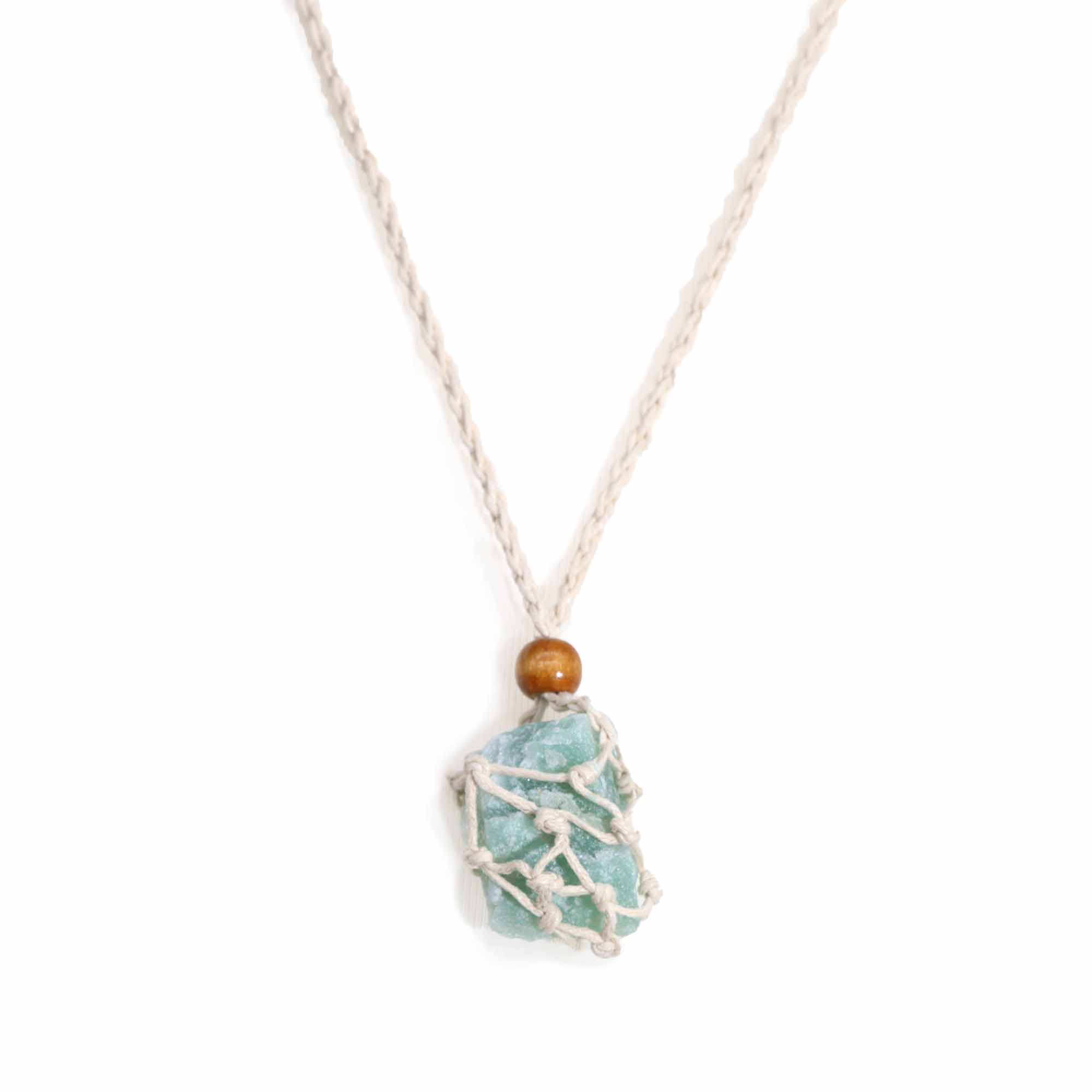 Crystal Gemstone Necklace Cord 45cm/18inch - Natural - 1 Piece (CGNC-02)