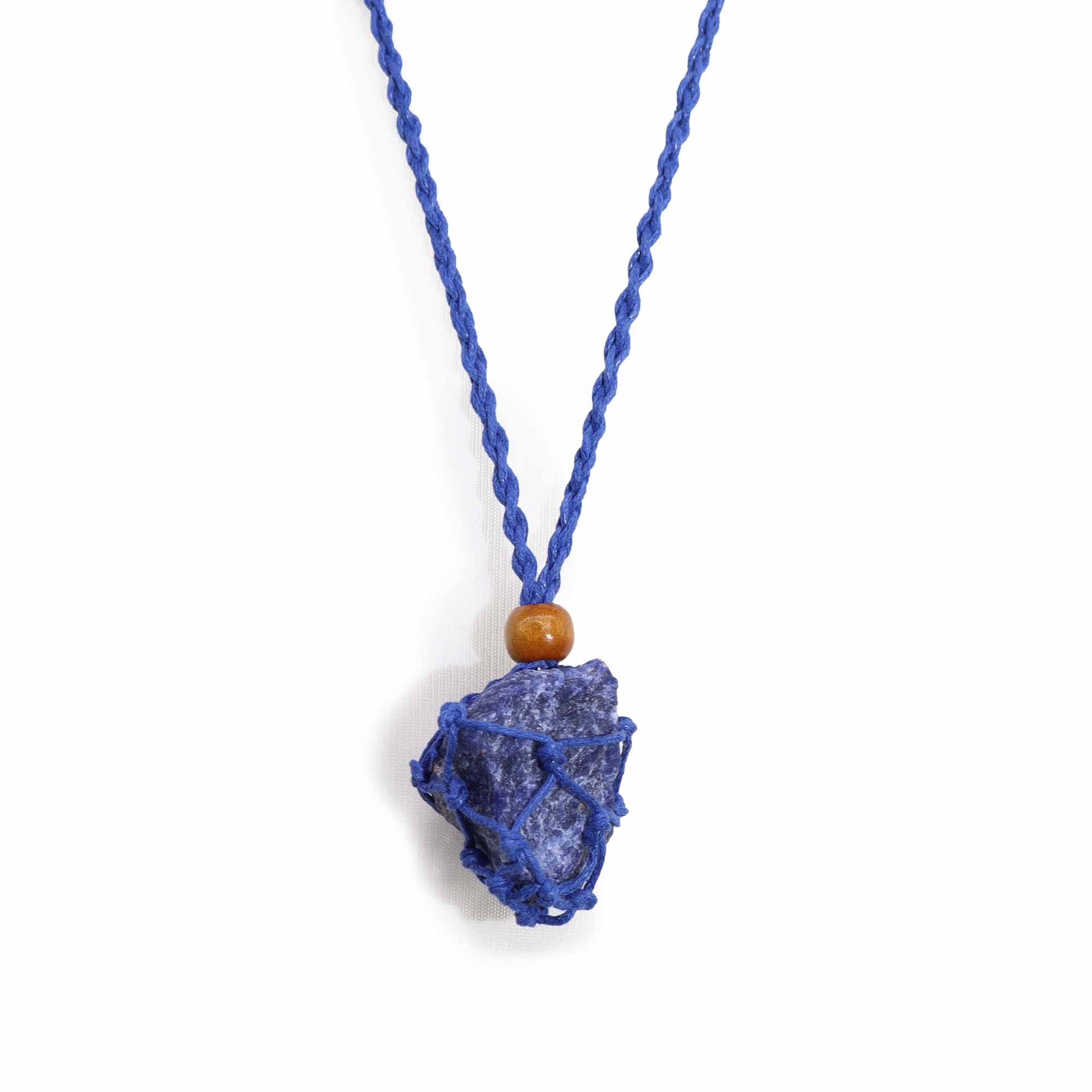 Crystal Gemstone Necklace Cord 45cm/18inch - Navy - 1 Piece (CGNC-03)