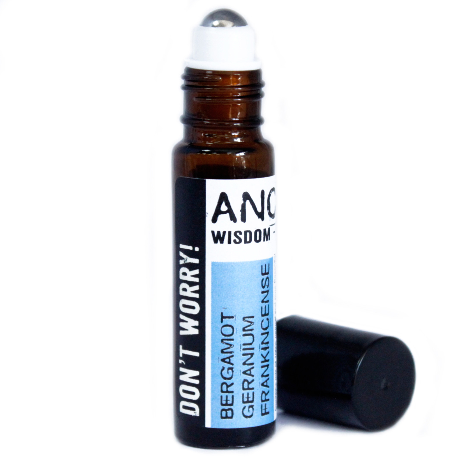 10ml Roll On Essential Oil Blend - Don't Worry! - 1 Piece (REBL-01)