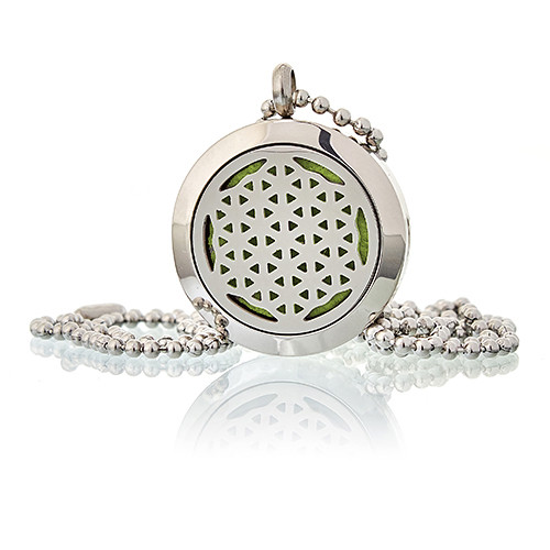 Aromatherapy Jewellery Necklace - Flower of Life 25mm - 1 Piece (AromaJ-02)
