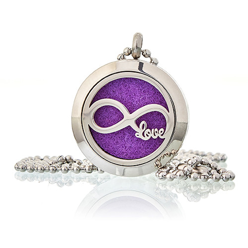 Aromatherapy Jewellery Necklace - Infinity Love 25mm - 1 Piece (AromaJ-05)