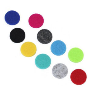 Aromatherapy Jewellery Necklace Reusable Refill Pad - 25mm - 10 Piece (AromaJ-15)
