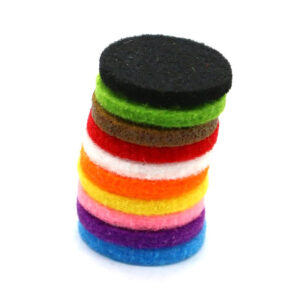 Aromatherapy Jewellery Necklace Reusable Refill Pad - 30mm - 10 Piece (AromaJ-16)