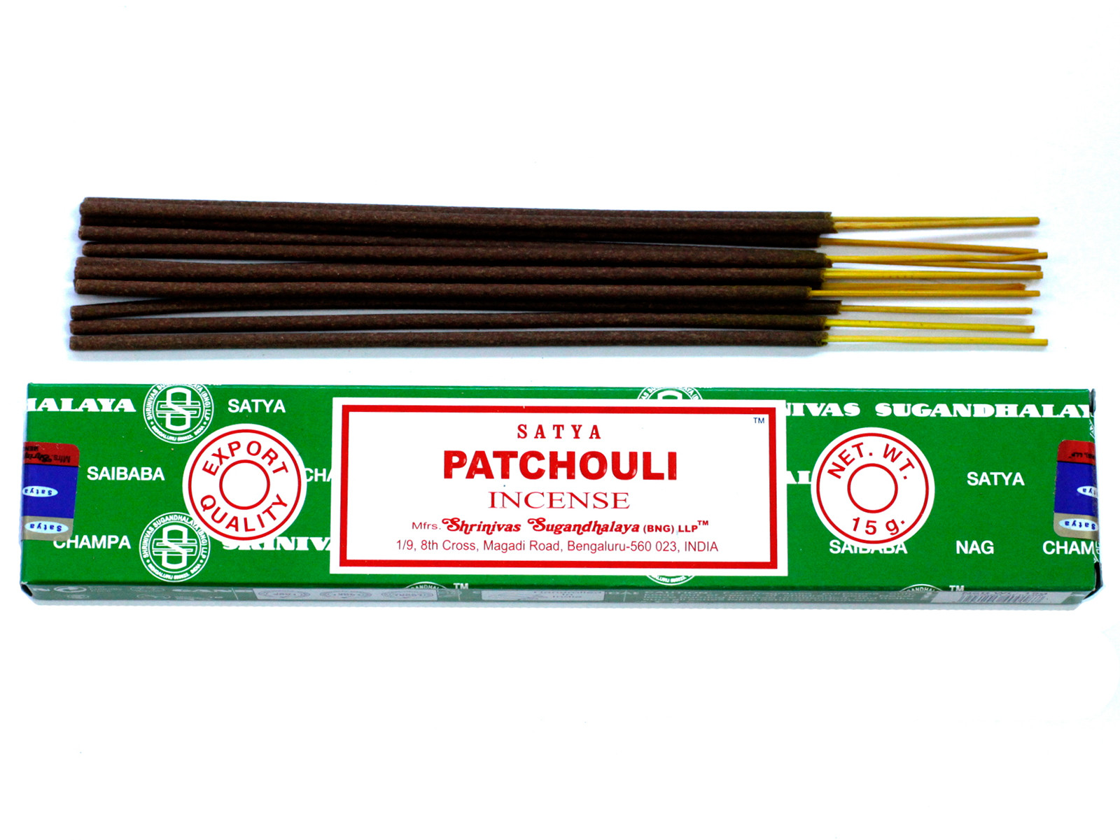 Satya Incense 15gm - Patchouli - 1 Piece (iSatya-07)