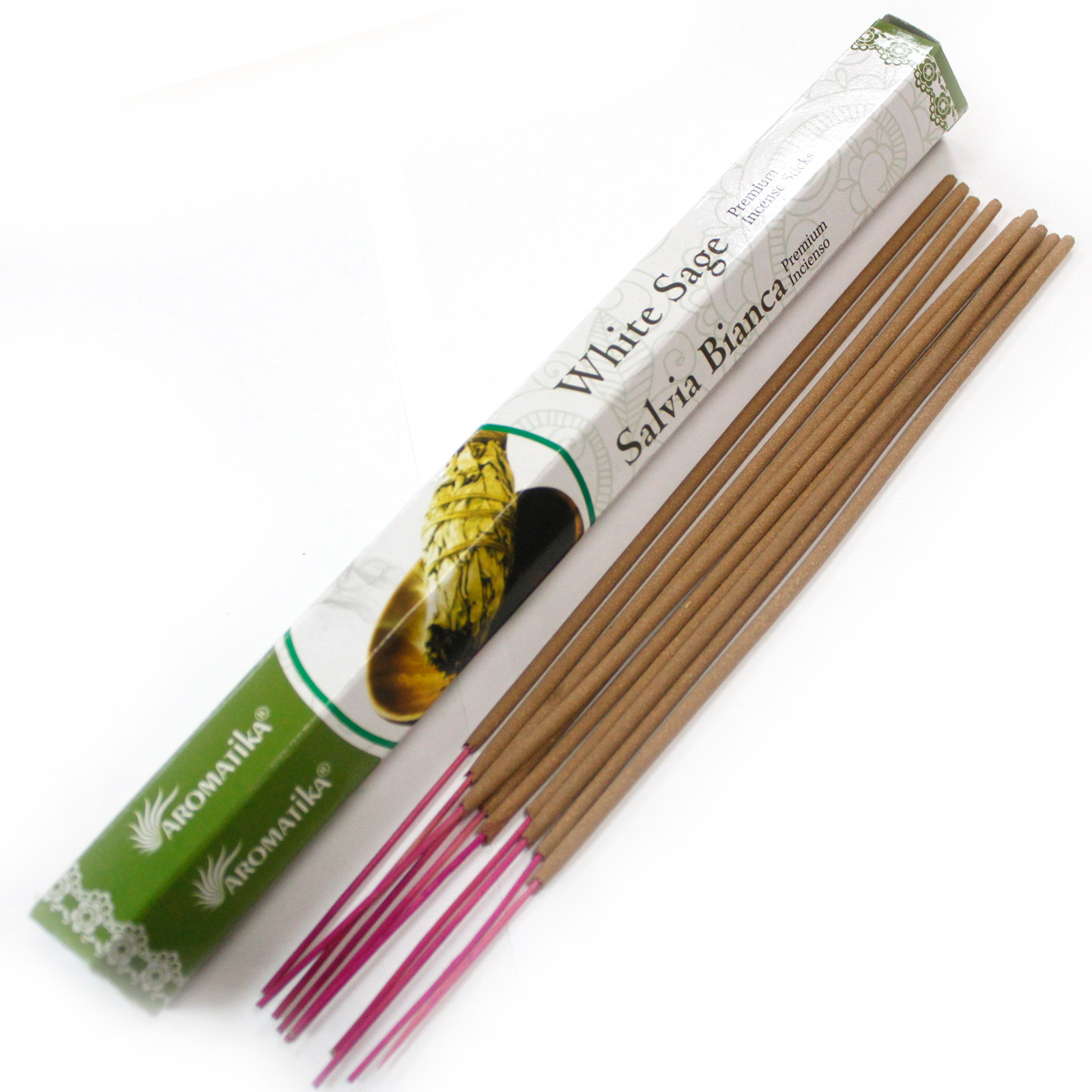 Aromatica Premium Incense - White Sage - 1 Piece (ARomI-08)