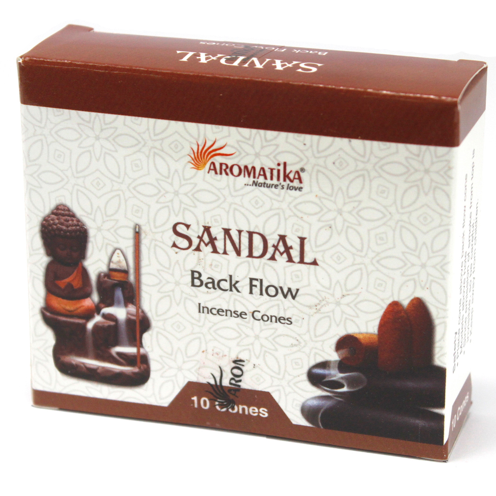 Aromatica Backflow Incense Cones - Sandalwood - 1 Piece (AromaBF-05)