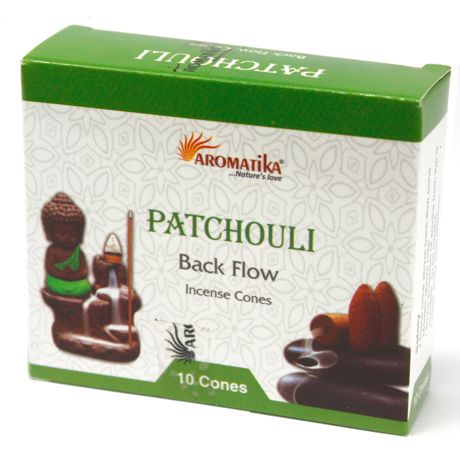 Aromatica Backflow Incense Cones - Patchouli - 1 Piece (AromaBF-06)